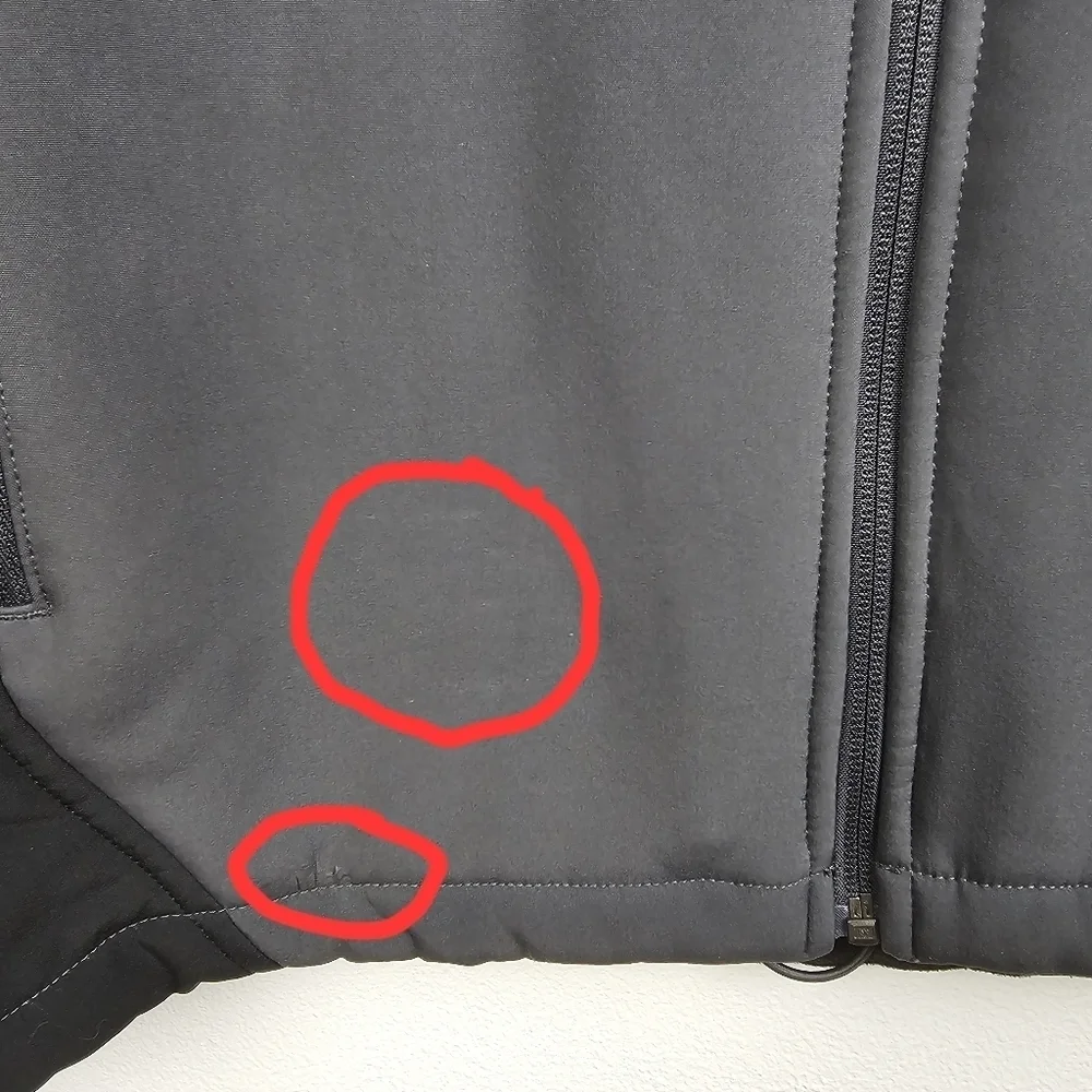 The North Face Gray & Black Jacket Coat with Warm Lining